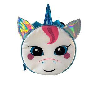 Fit and Fresh Kids  Unicorn Lunchbox Round 11 x 8 x 4 White/Multicolored